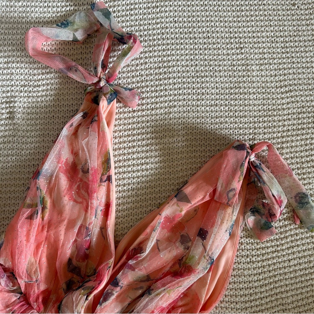 En Creme Floral Dress